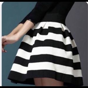 Black and white skirt